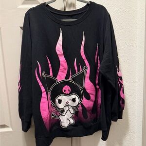 Torrid Kuromi Flames Sweatshirt Top Sanrio My Melody